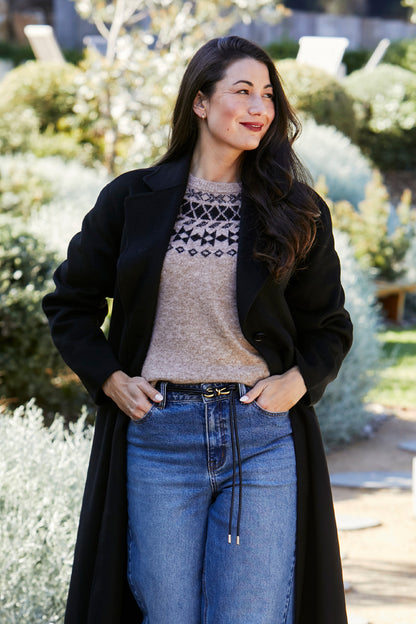 Womens Metal Bow Belt Black 606j9094a