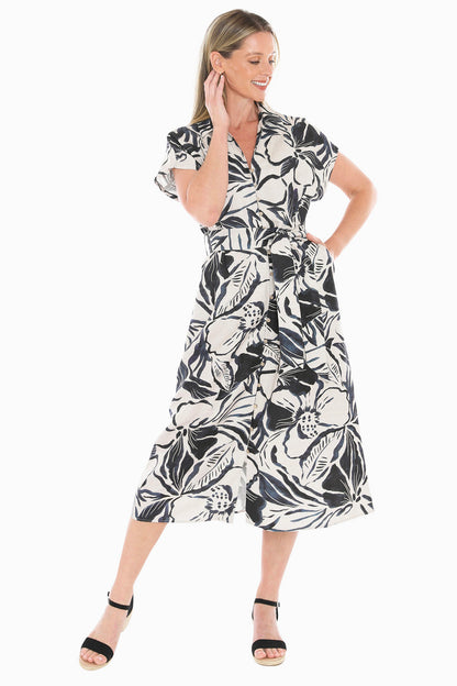 Womens Mono Bloom Dress Multicolor 596j5026a
