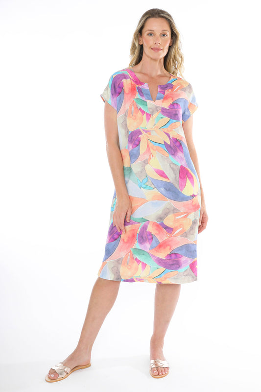 Women's Ocean Breeze Dress in Multicolour
