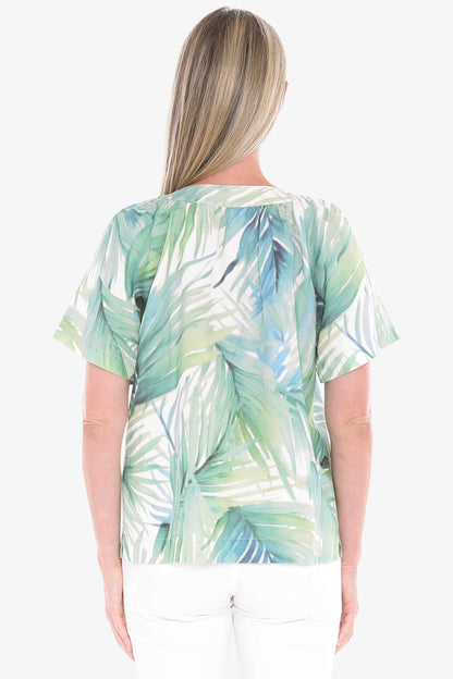 Womens Rainforest Top Multicolor 596j3051a
