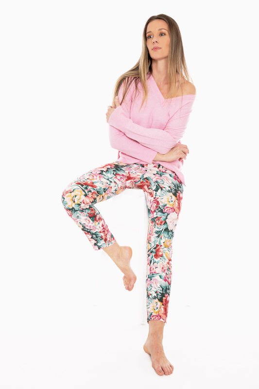 Rose Tapestry Pant in Multi