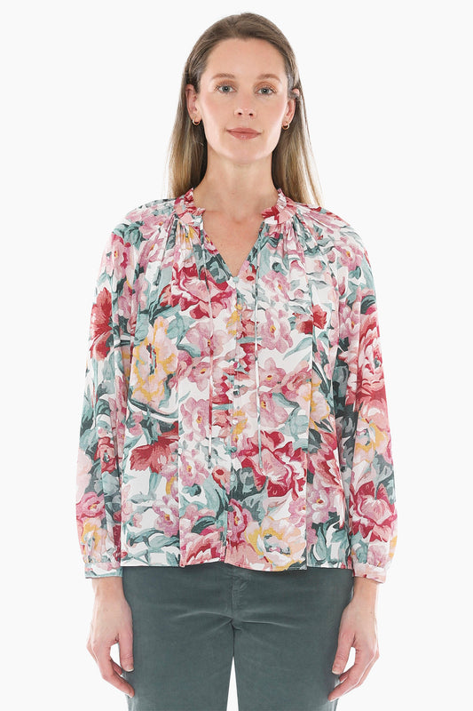 Rose Tapestry Top in Multi