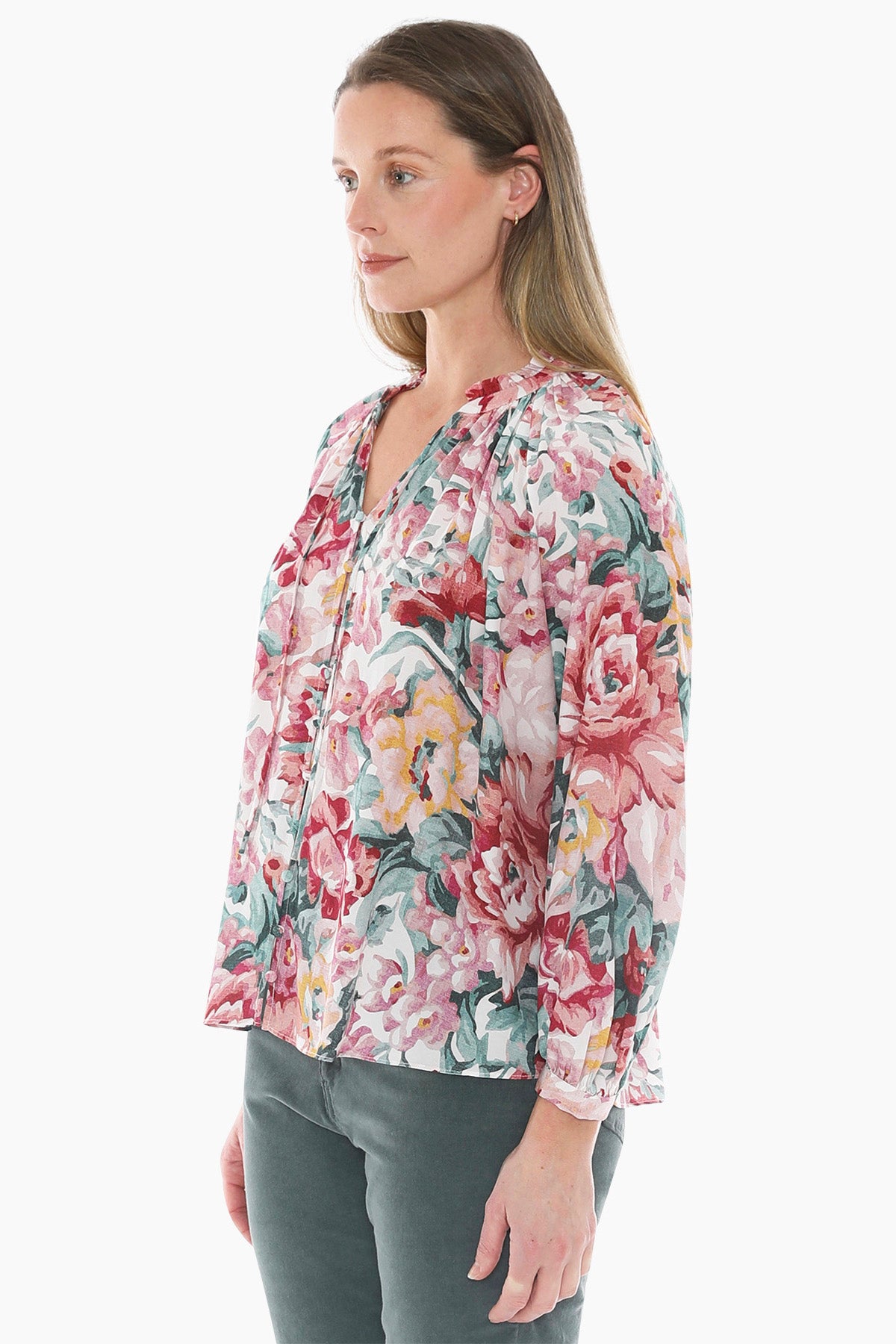 Rose Tapestry Top in Multi