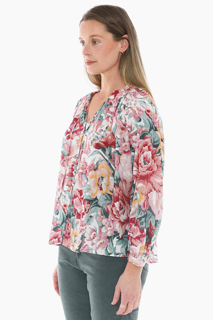 Rose Tapestry Top in Multi