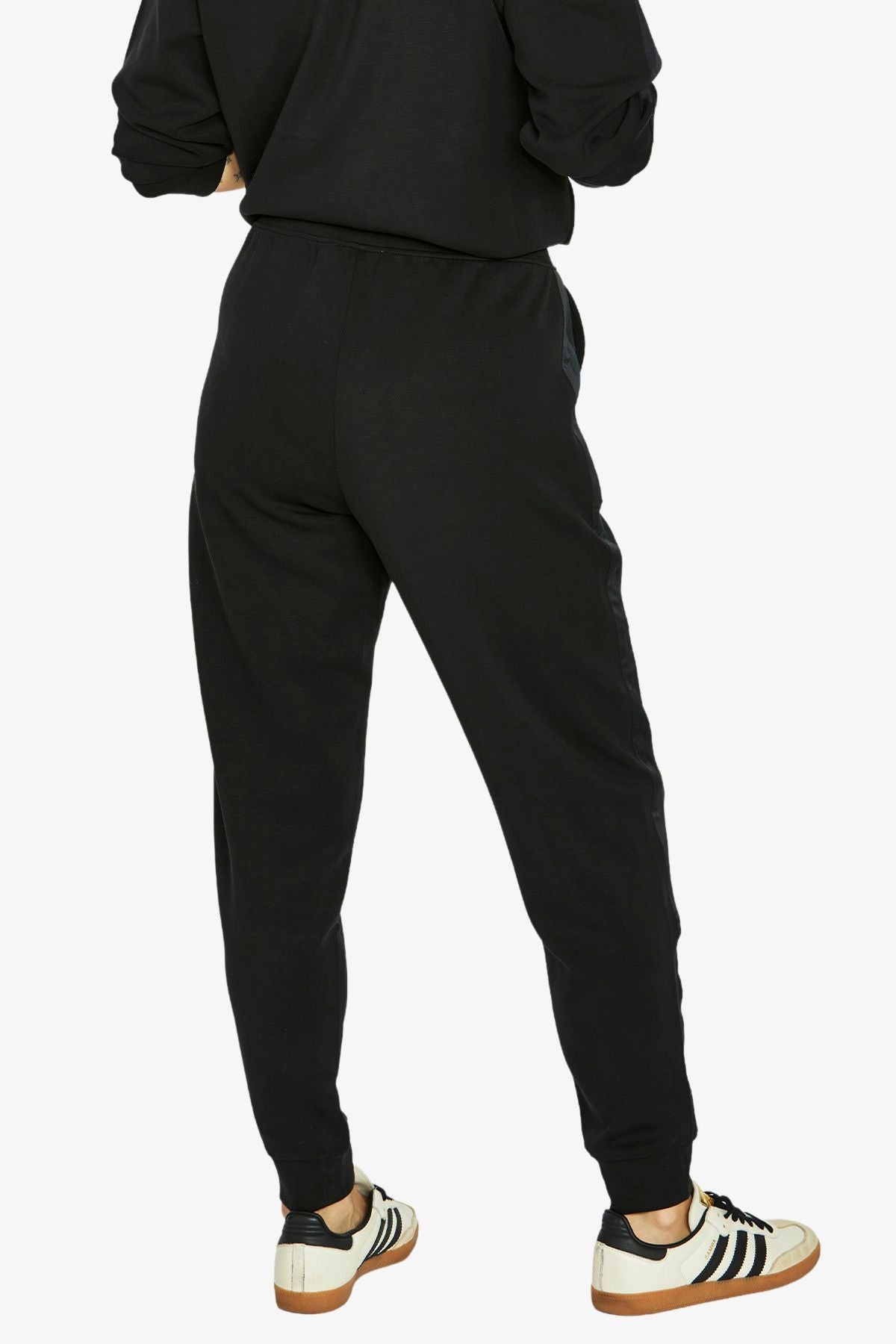 Womens Satin Trim Lounge Pant Black 60617019a