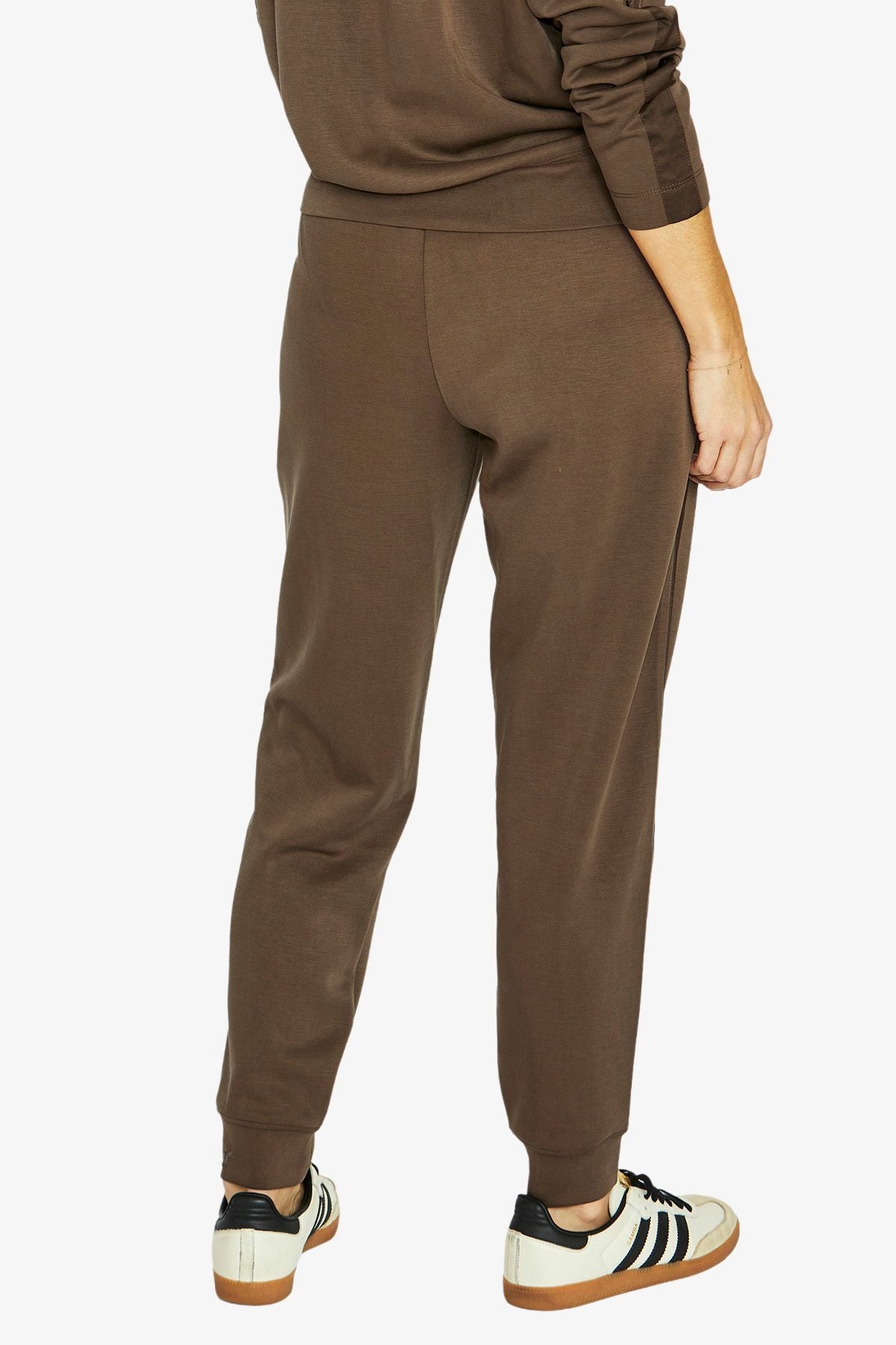 Womens Satin Trim Lounge Pant Brown 60617019a