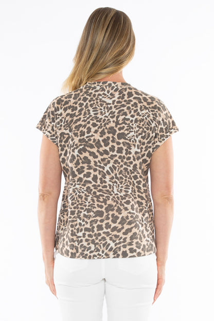 Women's Savannah Print Tee in Multicolour