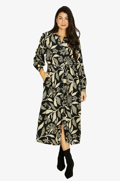 Womens Scandi Mono Dress Multicolor 606j5030a