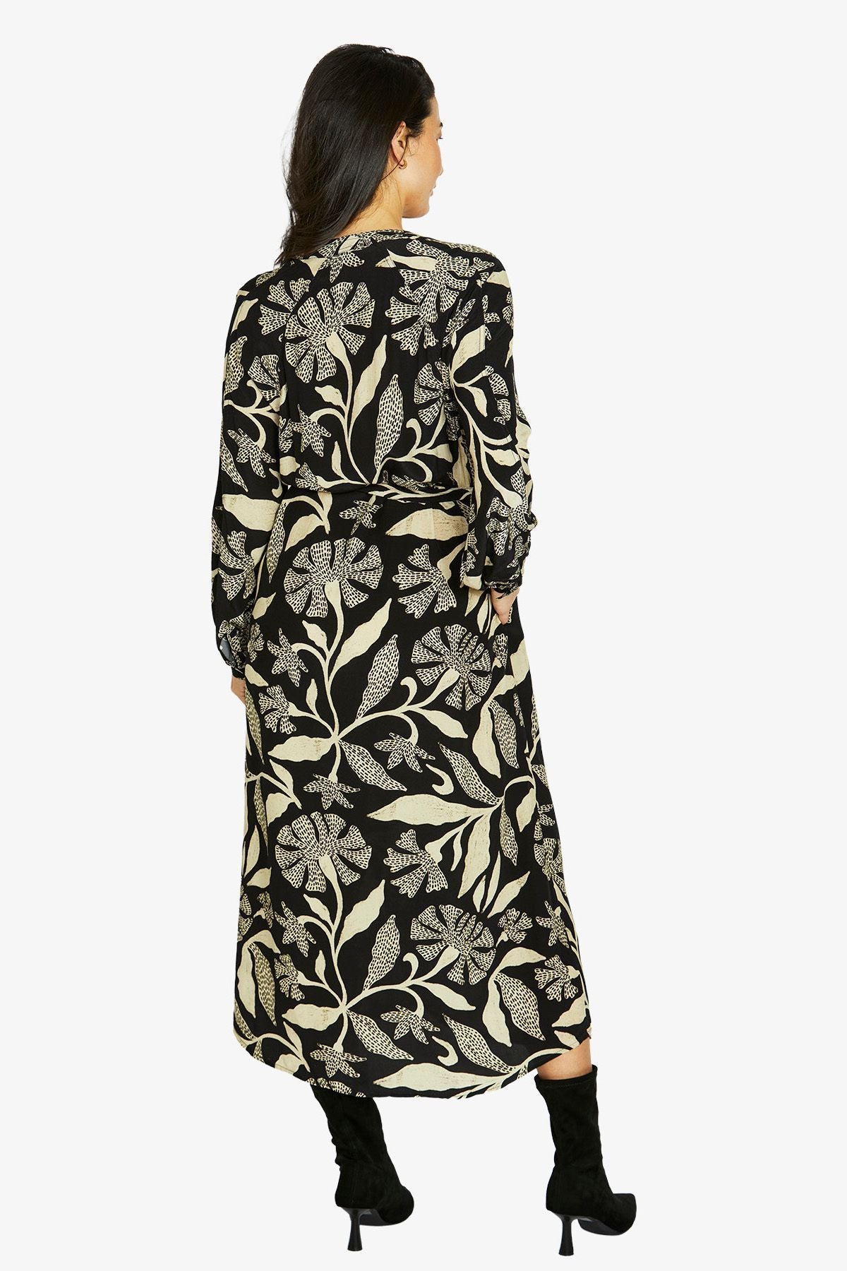 Womens Scandi Mono Dress Multicolor 606j5030a