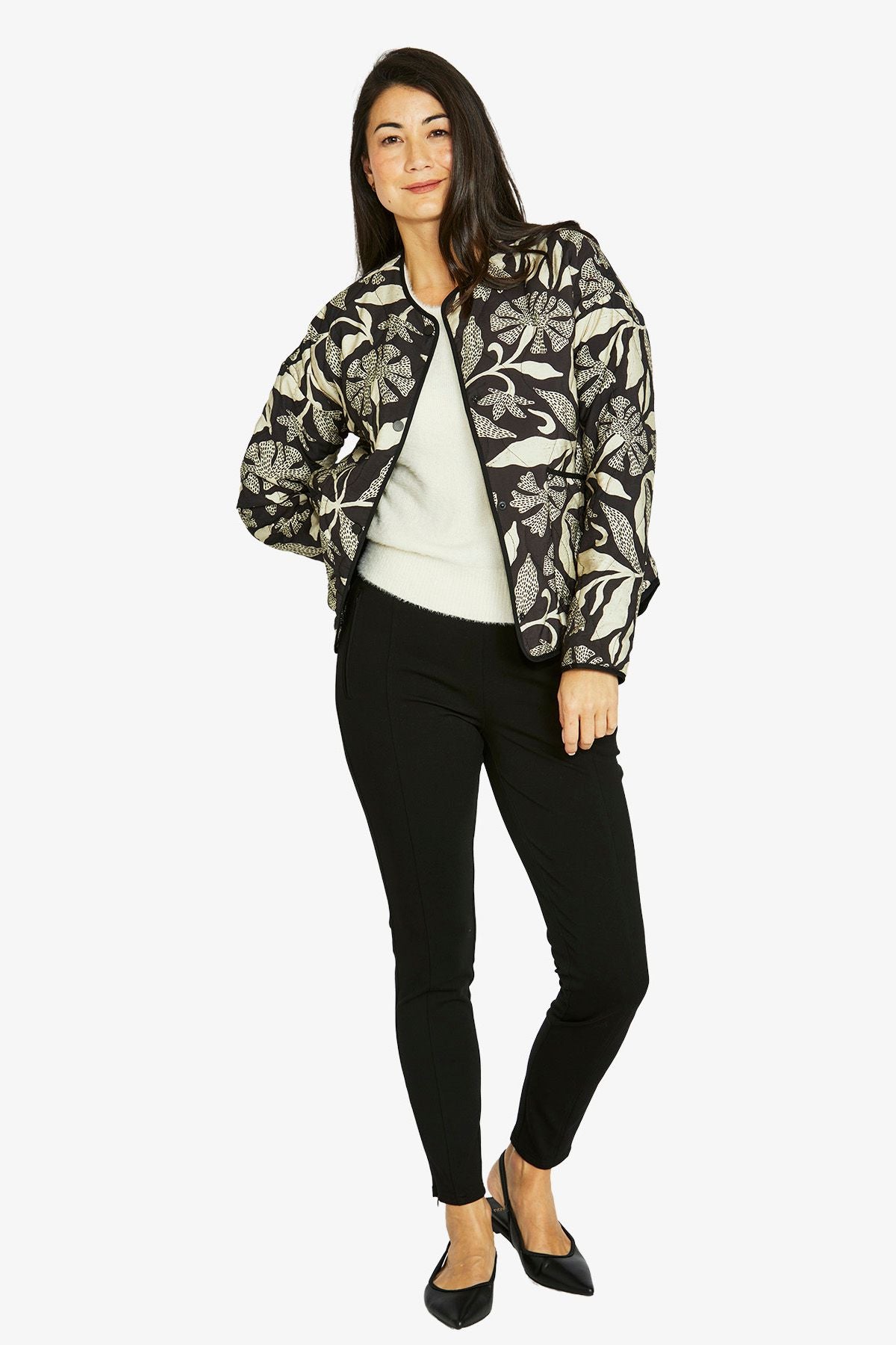 Womens Scandi Mono Jacket Multicolor 606j4041a