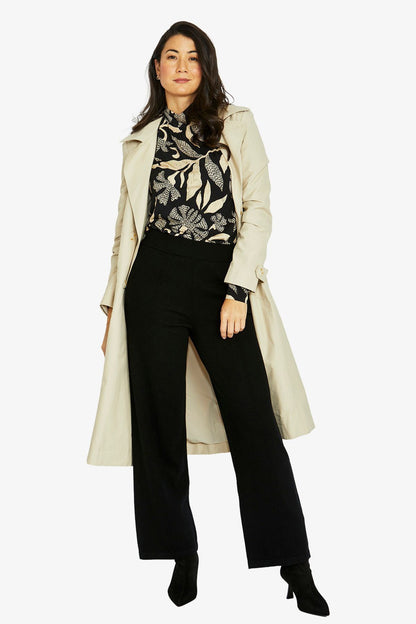 Womens Scandi Mono Mock Top Multicolor 60612026a