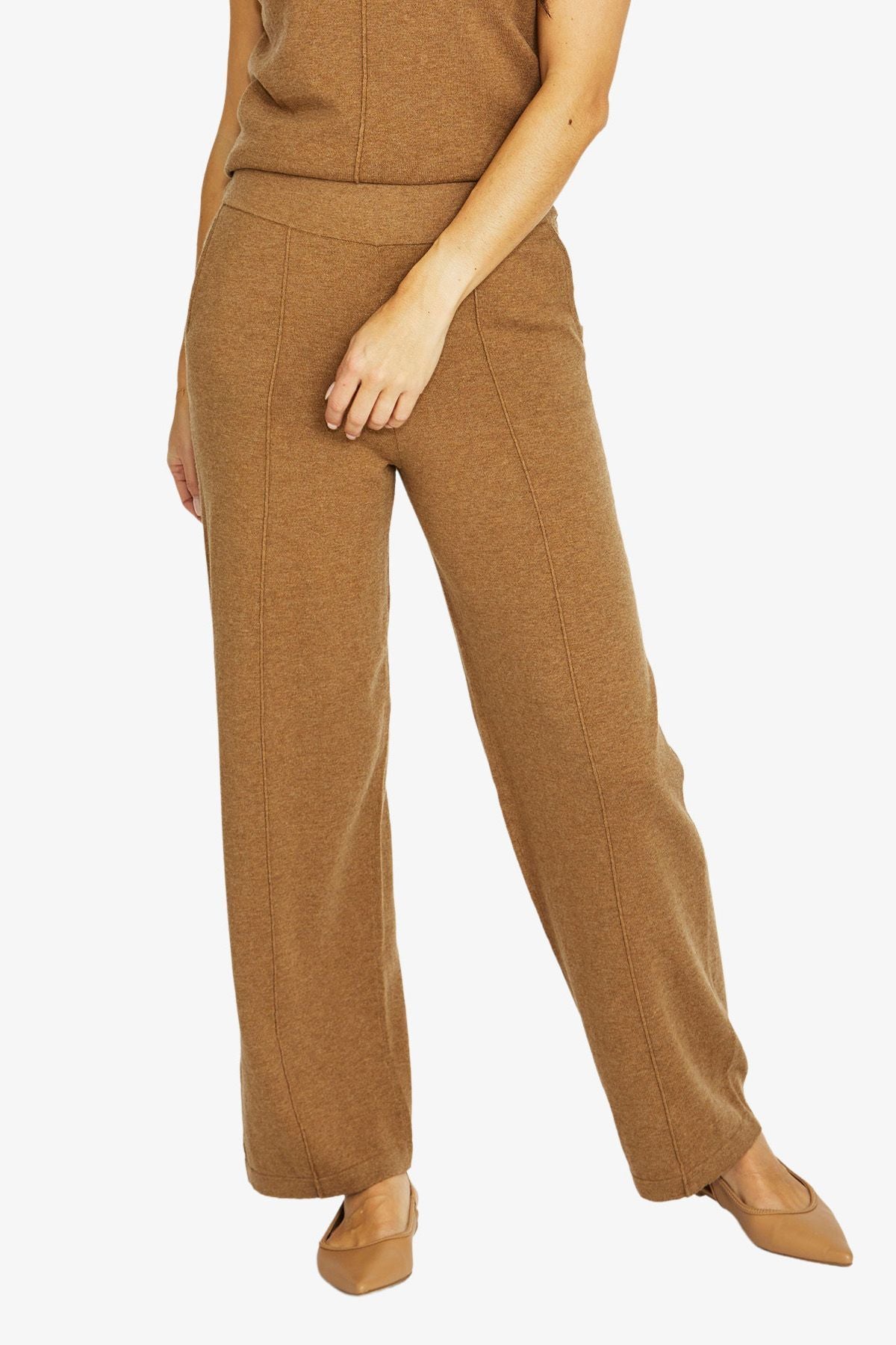 Womens Seam Detail Pant Brown 60617013a