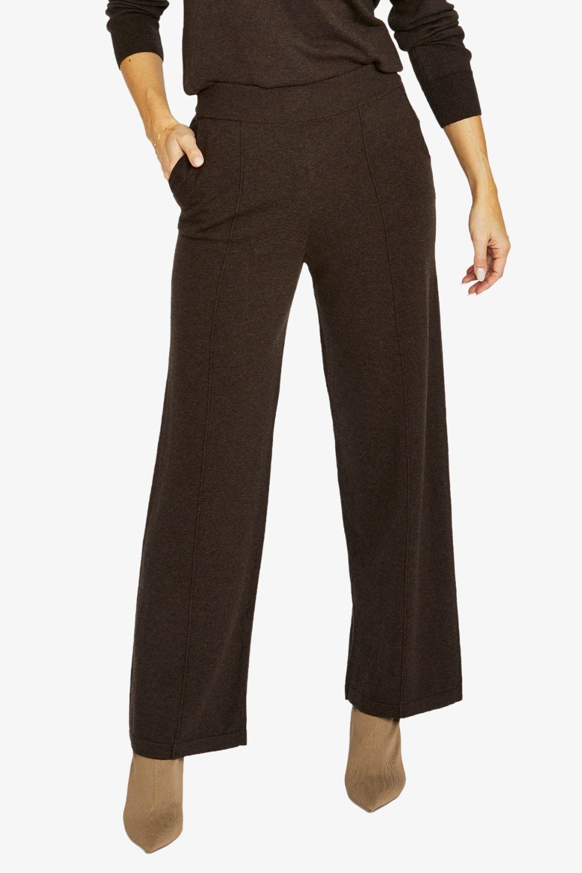 Womens Seam Detail Pant Brown 60617013a