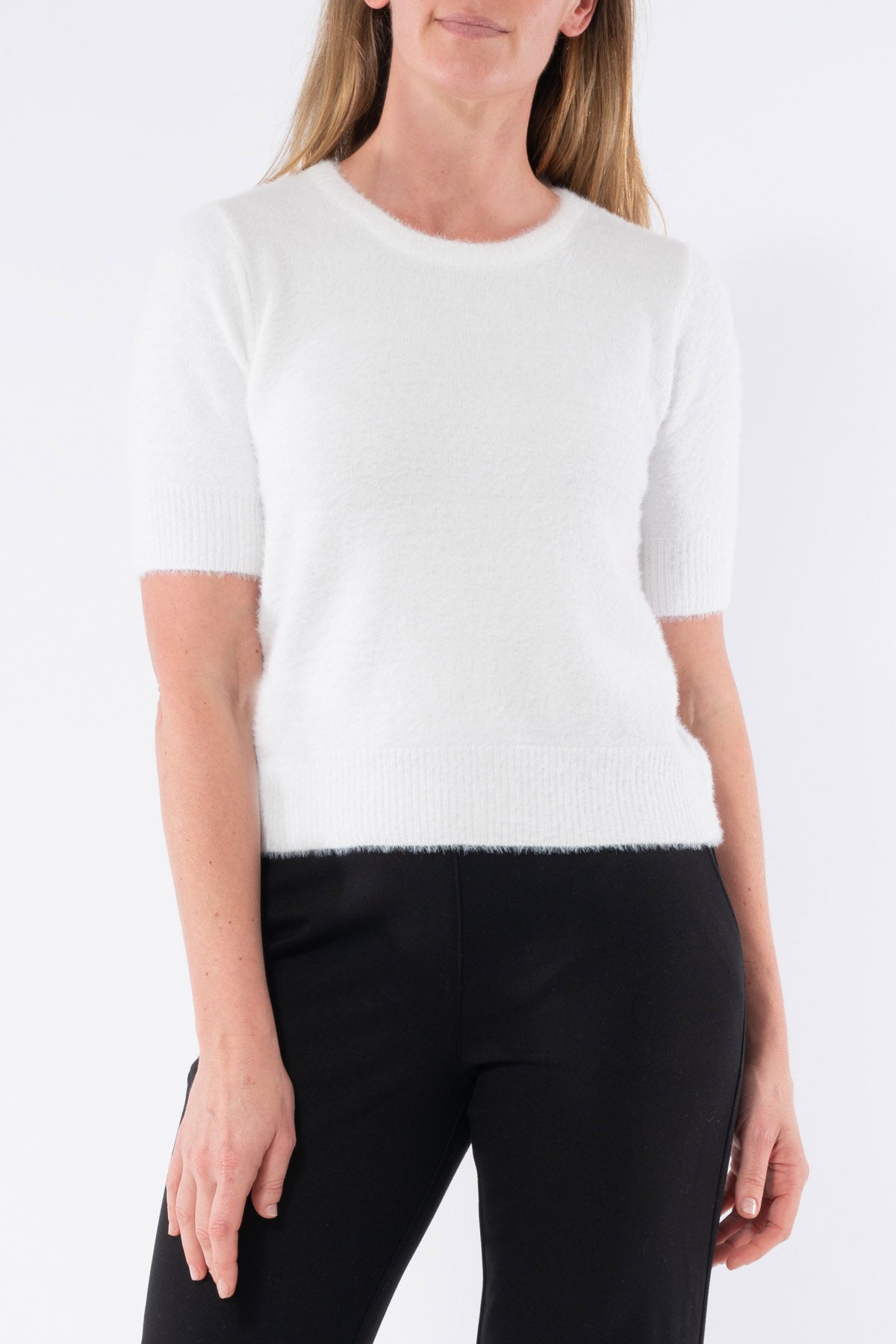 Women's Short Sleeve Knit Top