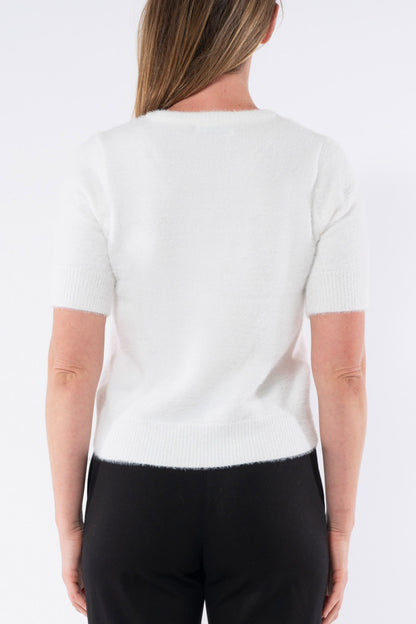 Women's Short Sleeve Knit Top