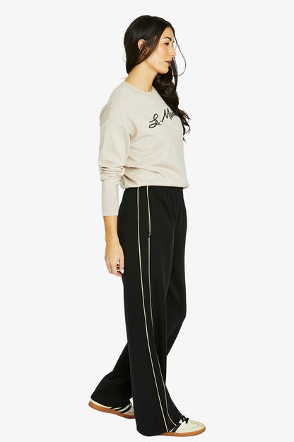 Womens Side Stripe Lounge Pant Black 60617021a