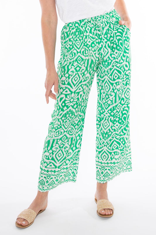 Sketch Ikat Pants in GREEN