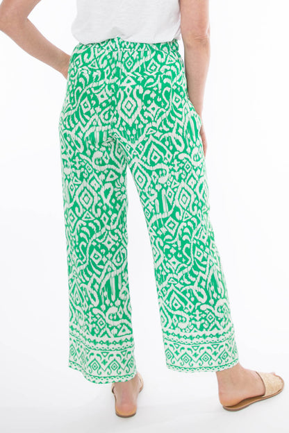 Sketch Ikat Pants in GREEN