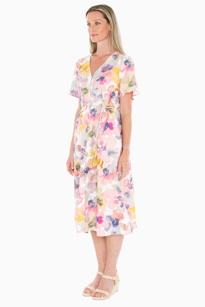 Womens Soft Blossom Dress Multicolor 596j5004a