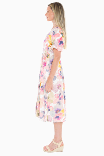 Womens Soft Blossom Dress Multicolor 596j5004a