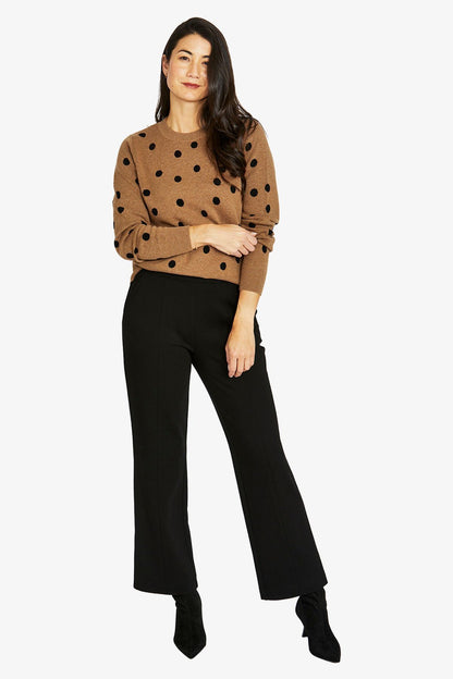 Womens Spotty Pullover Brown 60611035a