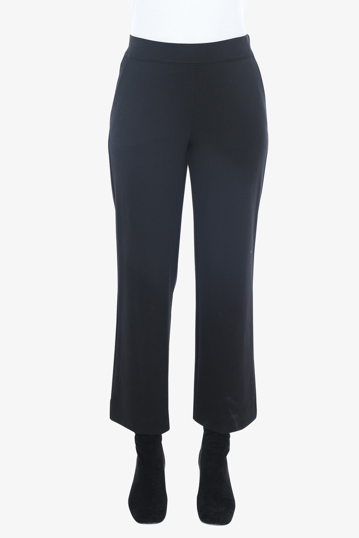 Straight Leg Ponte Pant in Navy