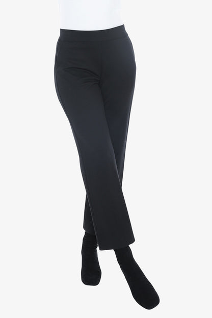 Straight Leg Ponte Pant in Navy