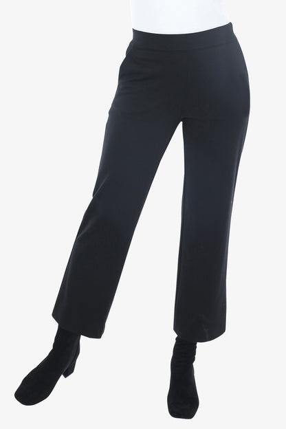Straight Leg Ponte Pant in Navy