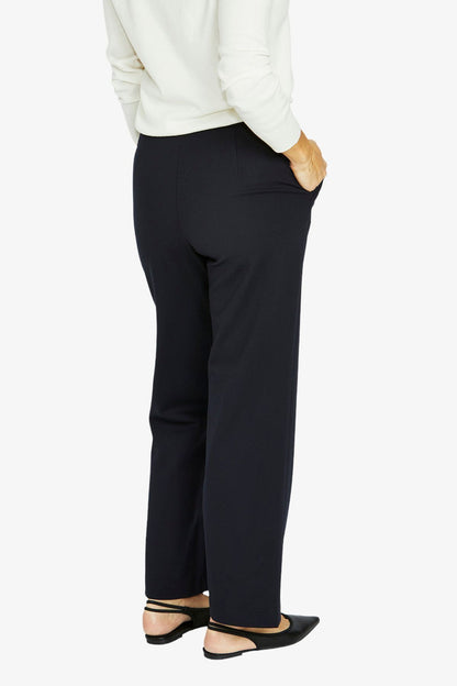 Womens Straight Leg Ponte Pant Navy 60617004a