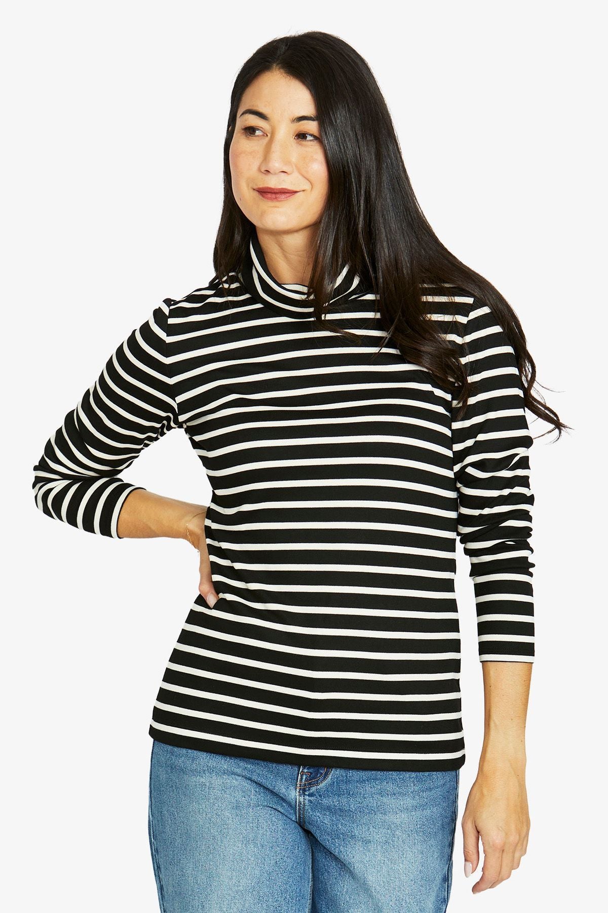 Womens Stripe Skivvy Multicolor 60612023a