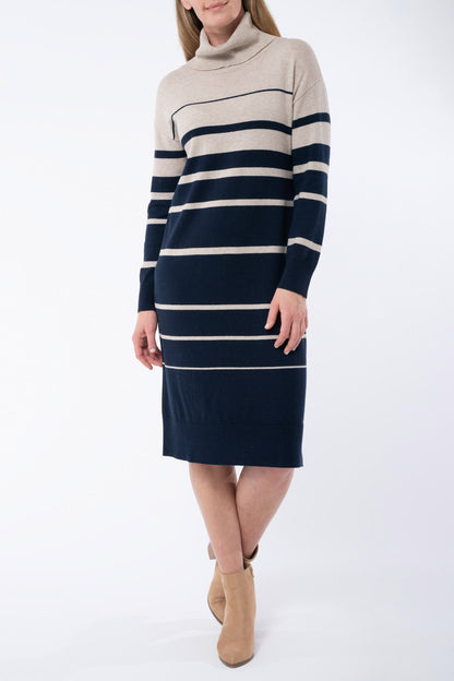 Women's Striped Knit Dress