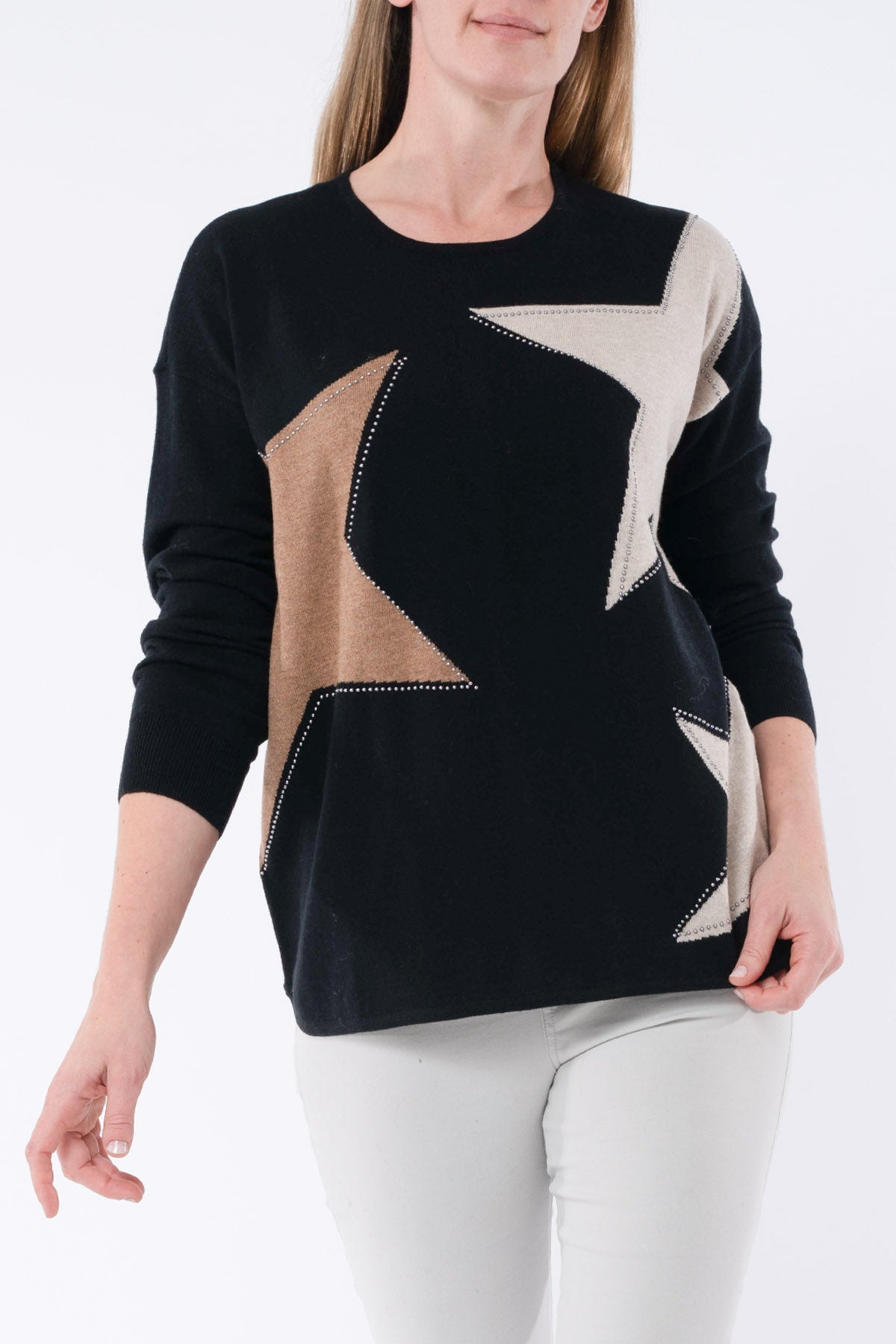 Women's Studded Star Pullover