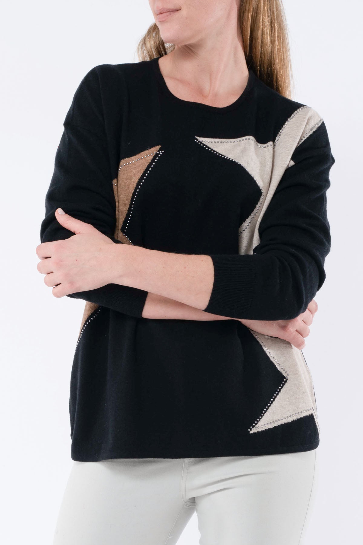 Women's Studded Star Pullover