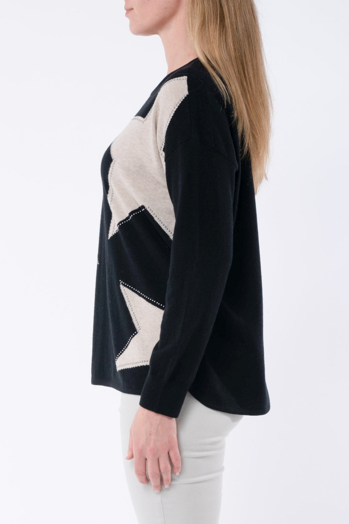 Women's Studded Star Pullover