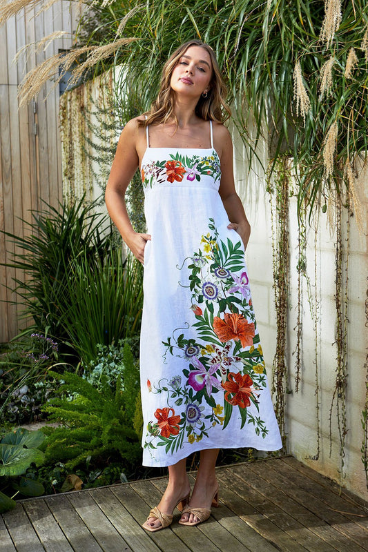 Womens Tigerlily Maxi Dress Multicolor 616j5090a