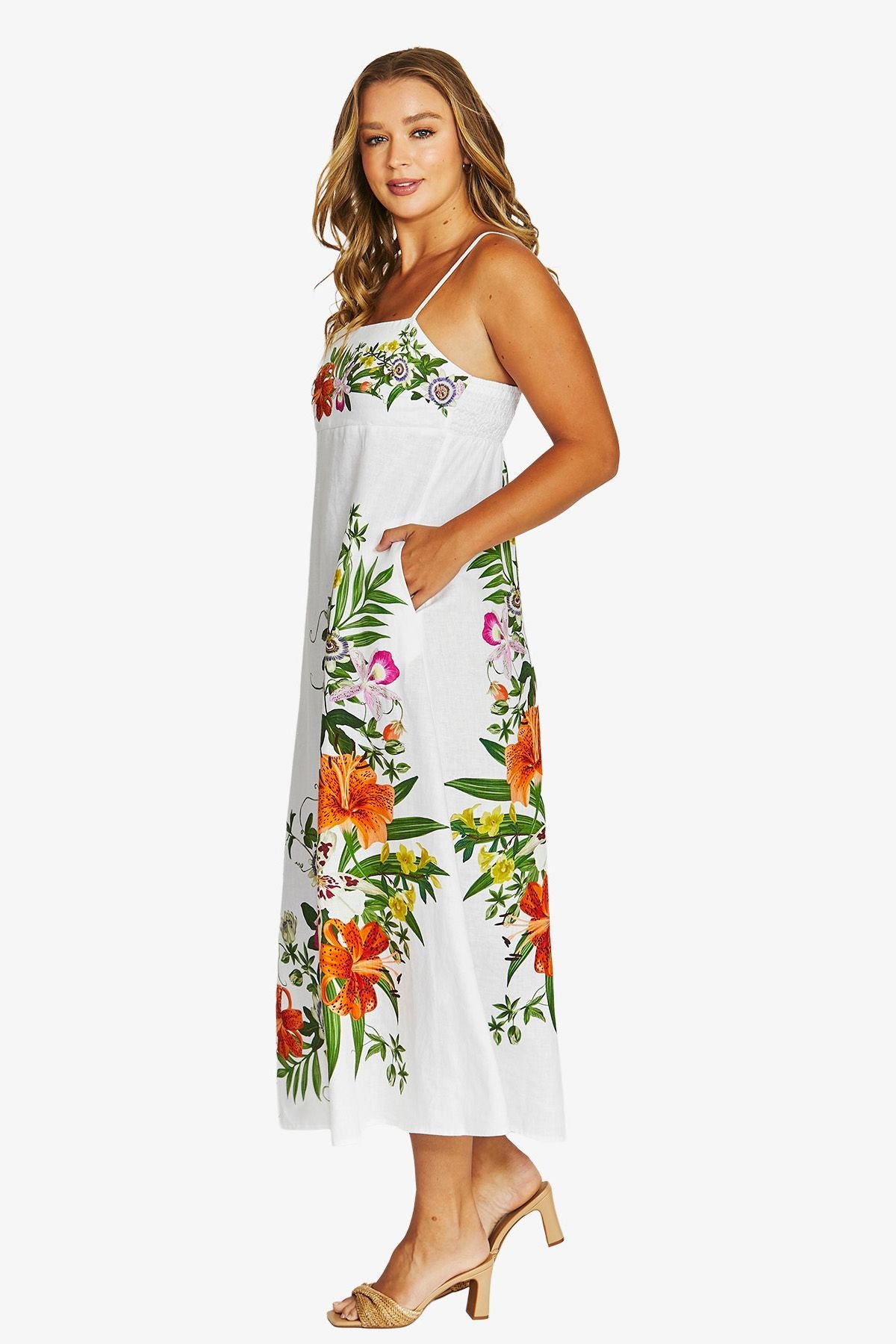 Womens Tigerlily Maxi Dress Multicolor 616j5090a
