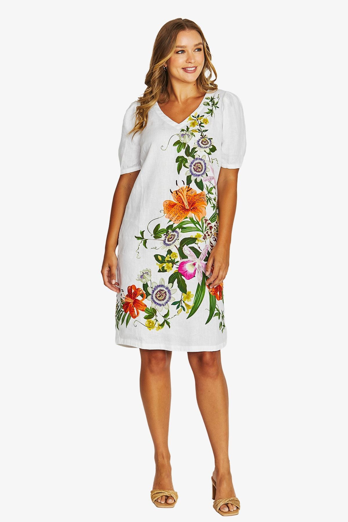 Womens Tigerlily Ss Dress Multicolor 616j5089a