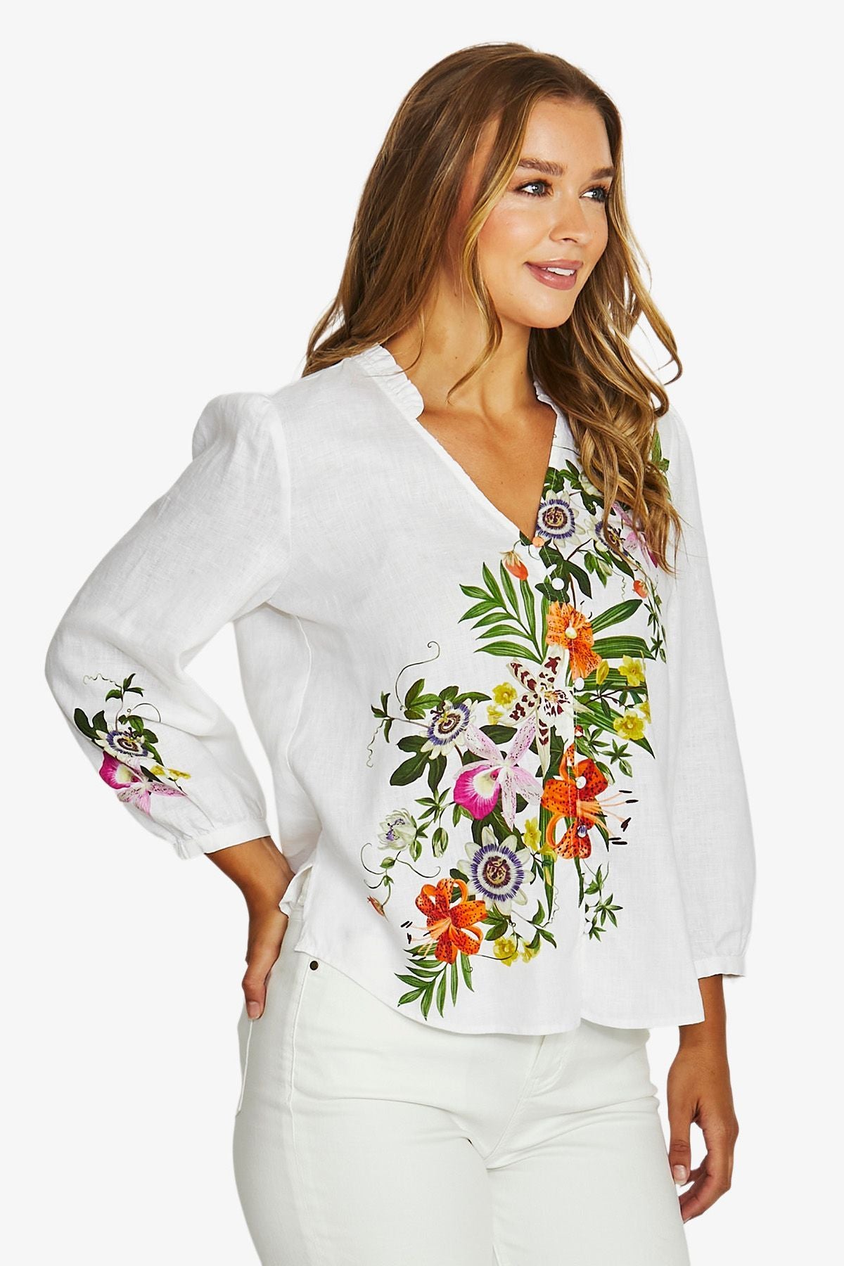 Womens Tigerlily Top Multicolor 616j3088a