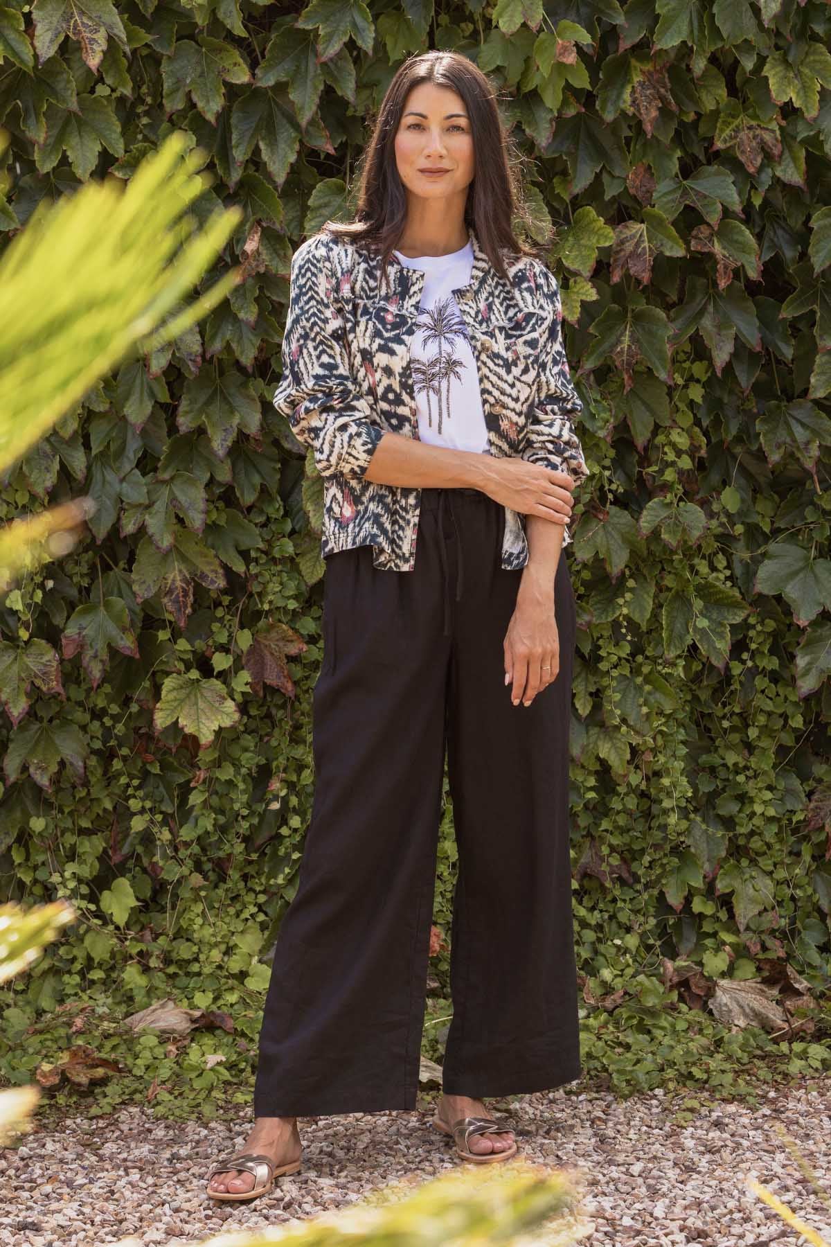Women's Tribal Print Jacket in Multicolour
