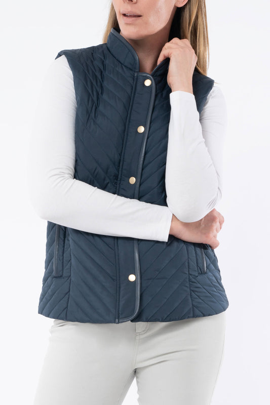 Trim Detail Vest