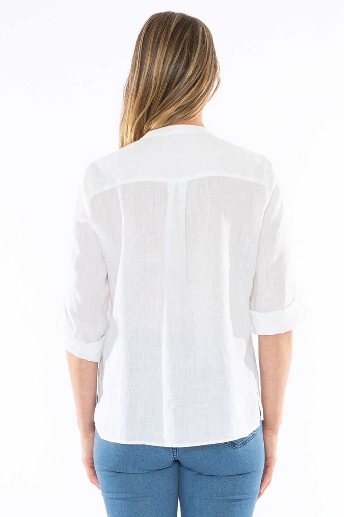 Women's Two Pocket Shirt in White