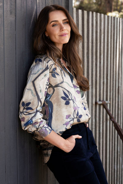 Vintage Floral Shirt in Multi
