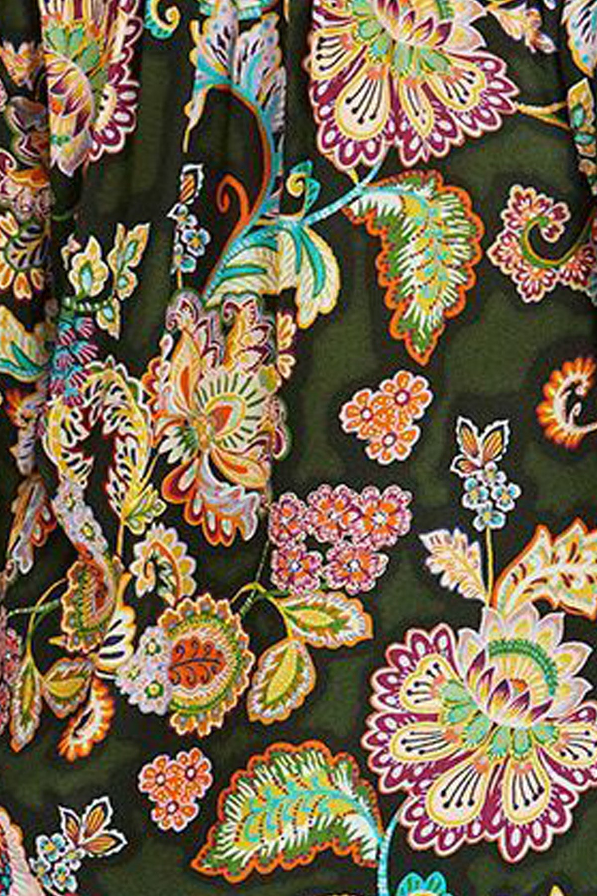 Womens Wild Chintz Top Multicolor 606j3084a