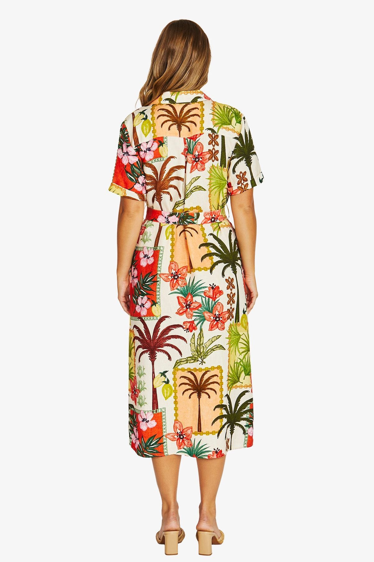 Womens Wild Paradise Dress Multicolor 616j5166a