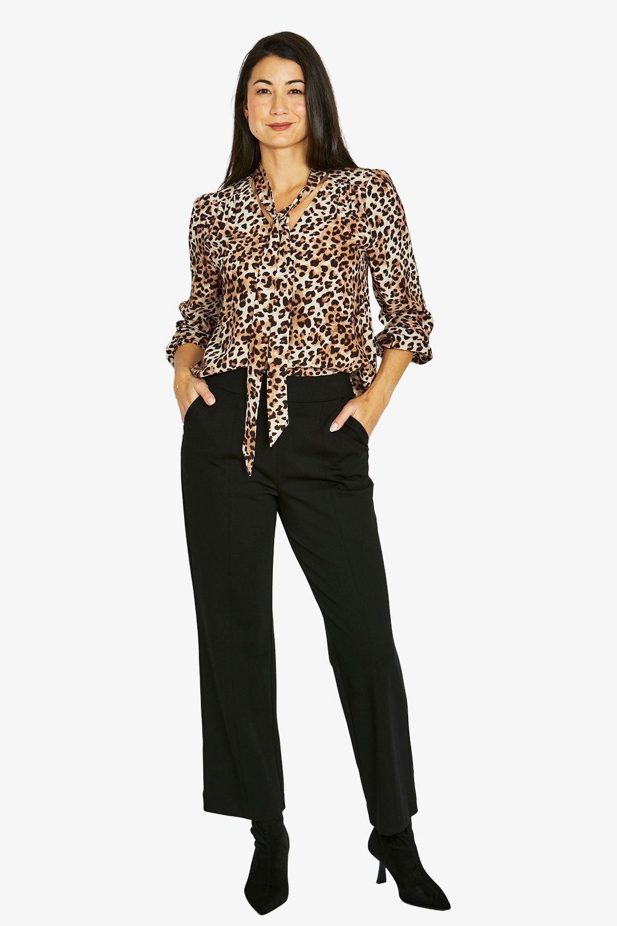 Womens Wild Safari Top Animal 606j3069a