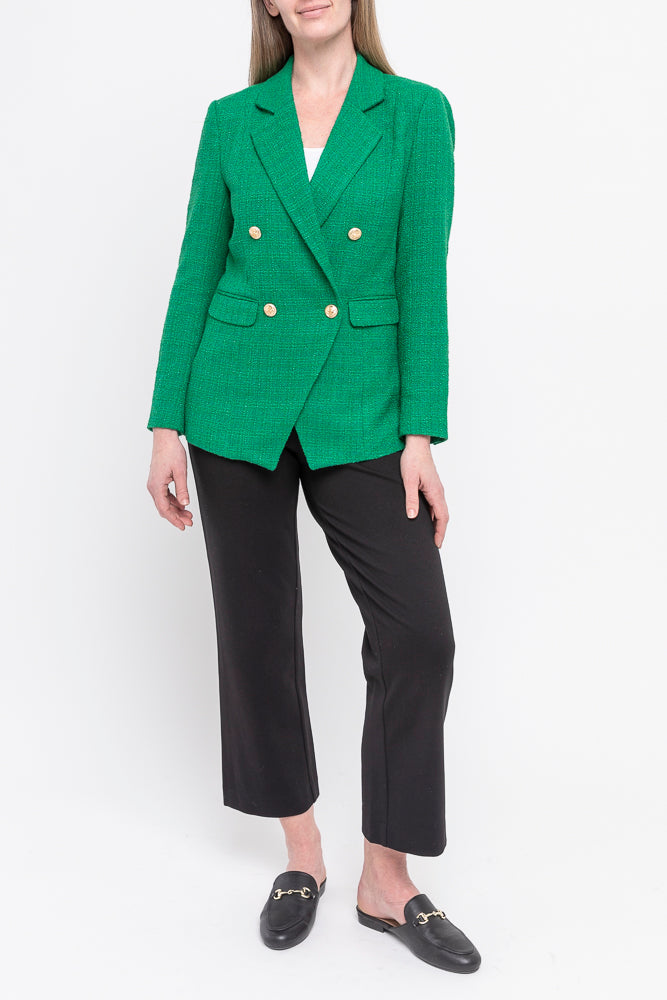 Boucle Blazer Evergreen