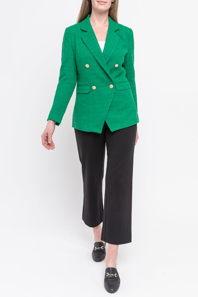 Boucle Blazer Evergreen