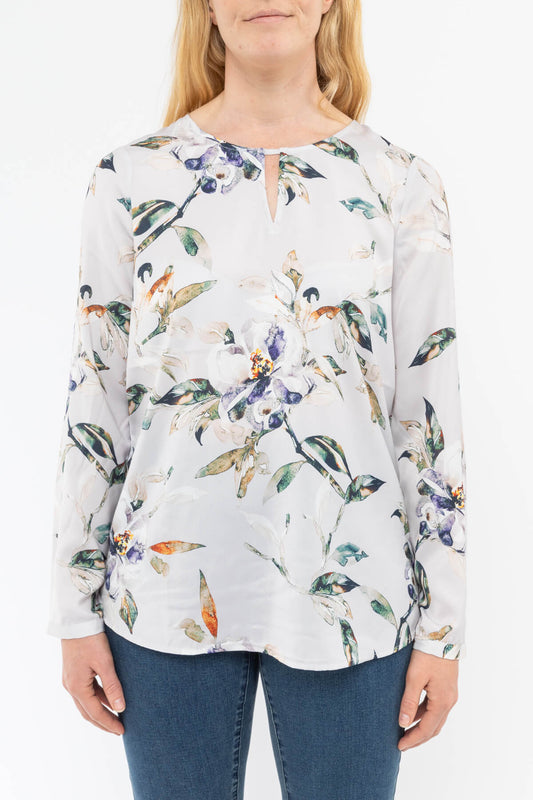 Abstract Floral Top