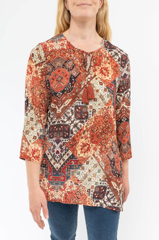 Spice Patchwork Top