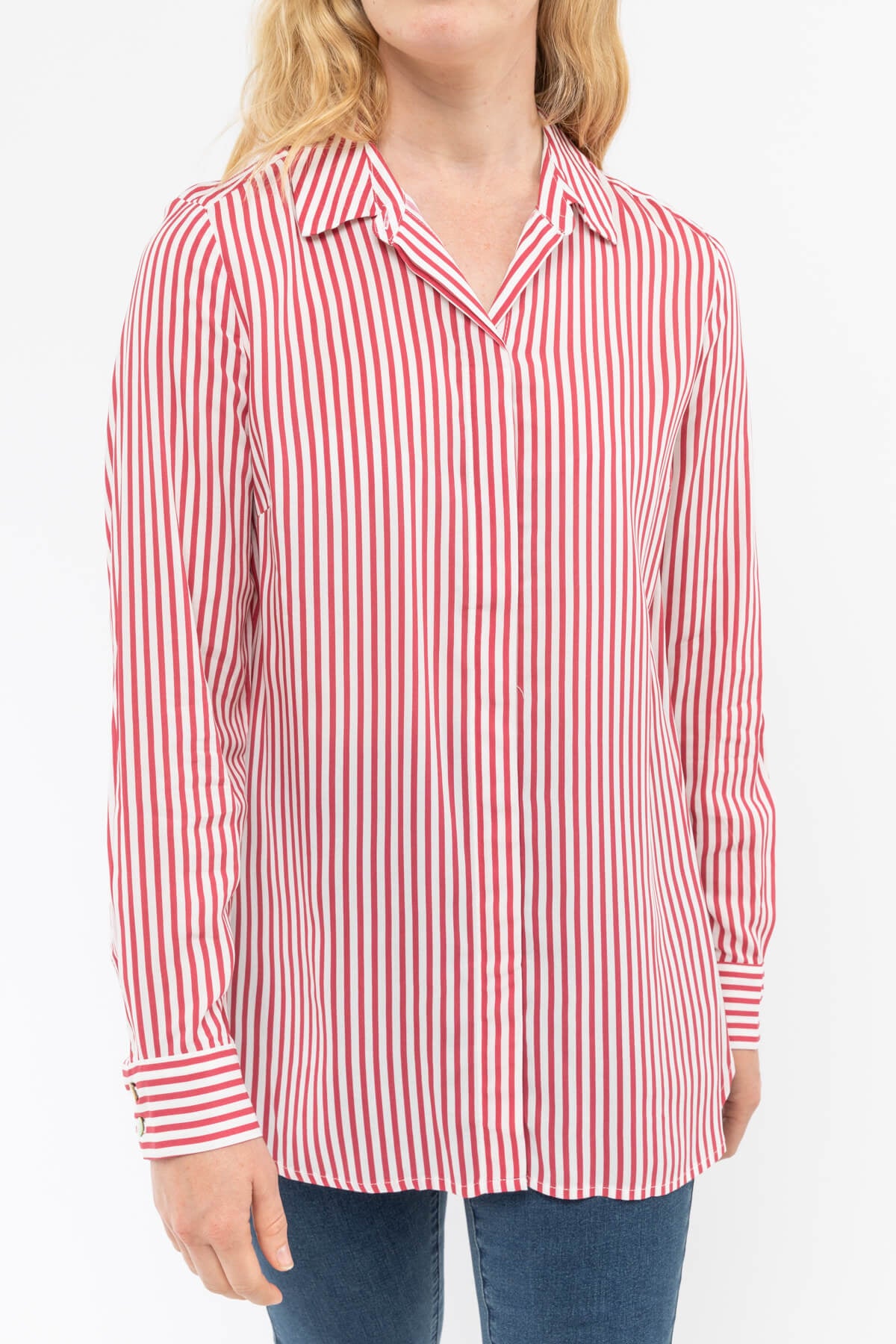Stripe Shirt Raspberry
